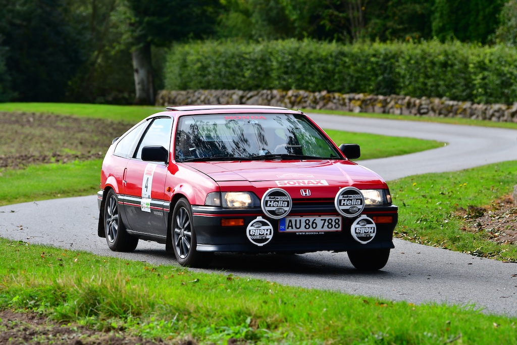 Med en andenplads i Oresund Rally bragte Niels Erik Jørgensen og Arne Pagh sig et skridt nærmere på at genvinde mesterskabet i Expertklassen i deres Honda Civic CRX.
(Foto: Morten Dam)